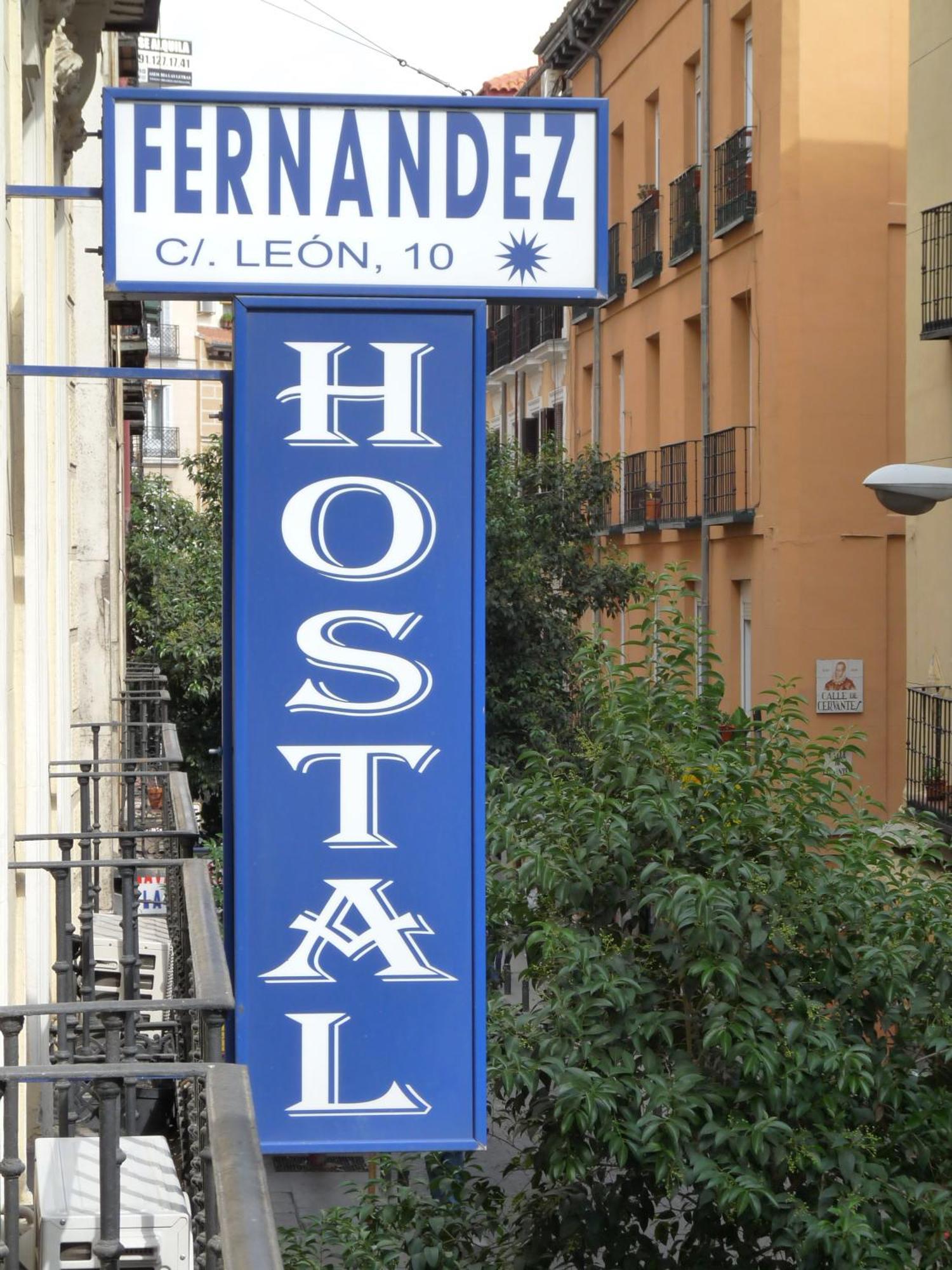 Hostal Fernandez Madrid Kültér fotó
